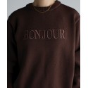 BONJOURクルーネックニット
