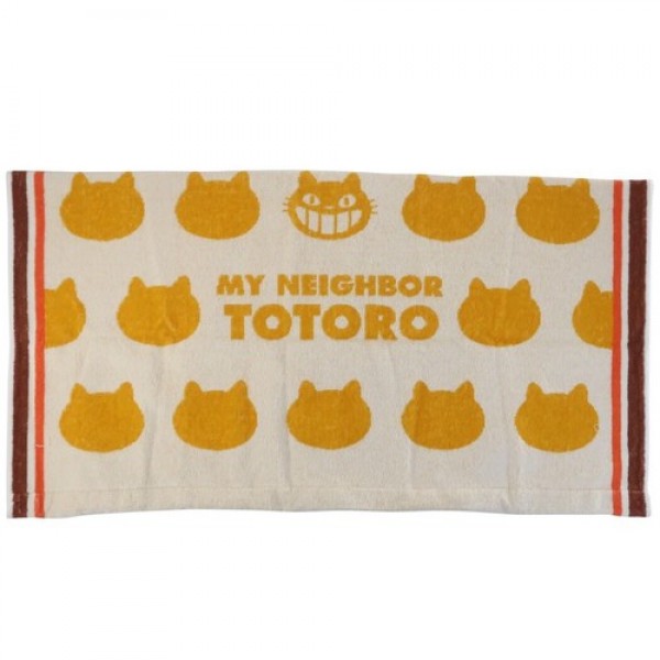 【枕】となりのトトロ のびのびタオルまくらカバー ネコバスシルエット