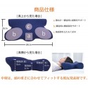 【新生活】　【まとめ買いがお得】枕 ピロー 洗える 低反発 いびき解消 5WAY枕 『いびき軽減低反発枕』