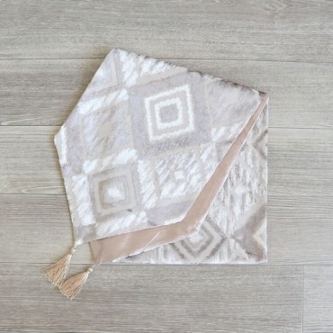 【直送可】裏地付き高級感あり テーブルラ...