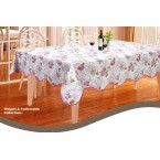 ローズ柄防水防油テーブルクロスピンク 1...