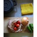 （日本製）【リニューアル】かや野菜袋 （М）