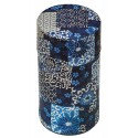 ぽッ・かん  美濃【S/L】【藍市松/花雪輪/菊唐草】【キッチン】【インテリア雑貨】<お茶缶>＜日本製＞mino