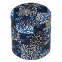 ぽッ・かん  美濃【S/L】【藍市松/花雪輪/菊唐草】【キッチン】【インテリア雑貨】<お茶缶>＜日本製＞mino