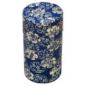 ぽッ・かん  美濃【S/L】【藍市松/花雪輪/菊唐草】【キッチン】【インテリア雑貨】<お茶缶>＜日本製＞mino