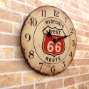 【アンティーク調】レジェクションカフェクロック[ROUTE66]【壁掛時計】