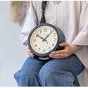 ORANGE PEEL FINISHED WALL CLOCK / 時計 ウォールクロック