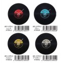 ガラス製のレコード壁掛け時計【80’sクロック　LPレコード】
