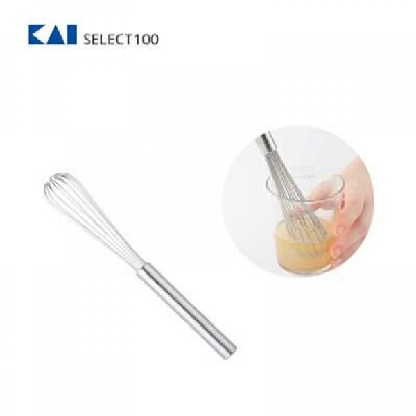 【11月予約販売】スリムウィスク 貝印 SELECT100 DH3144 スリム 泡立て器 茶せん形状