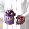 NYミニミニレジンポット　だるま開運5色アソート【秋冬新作】