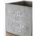 【プランター/鉢】FEEL THE GARDEN ｾﾒﾝﾄﾌﾟﾗﾝﾀｰ ｽｸｴｱ Sｻｲｽﾞ